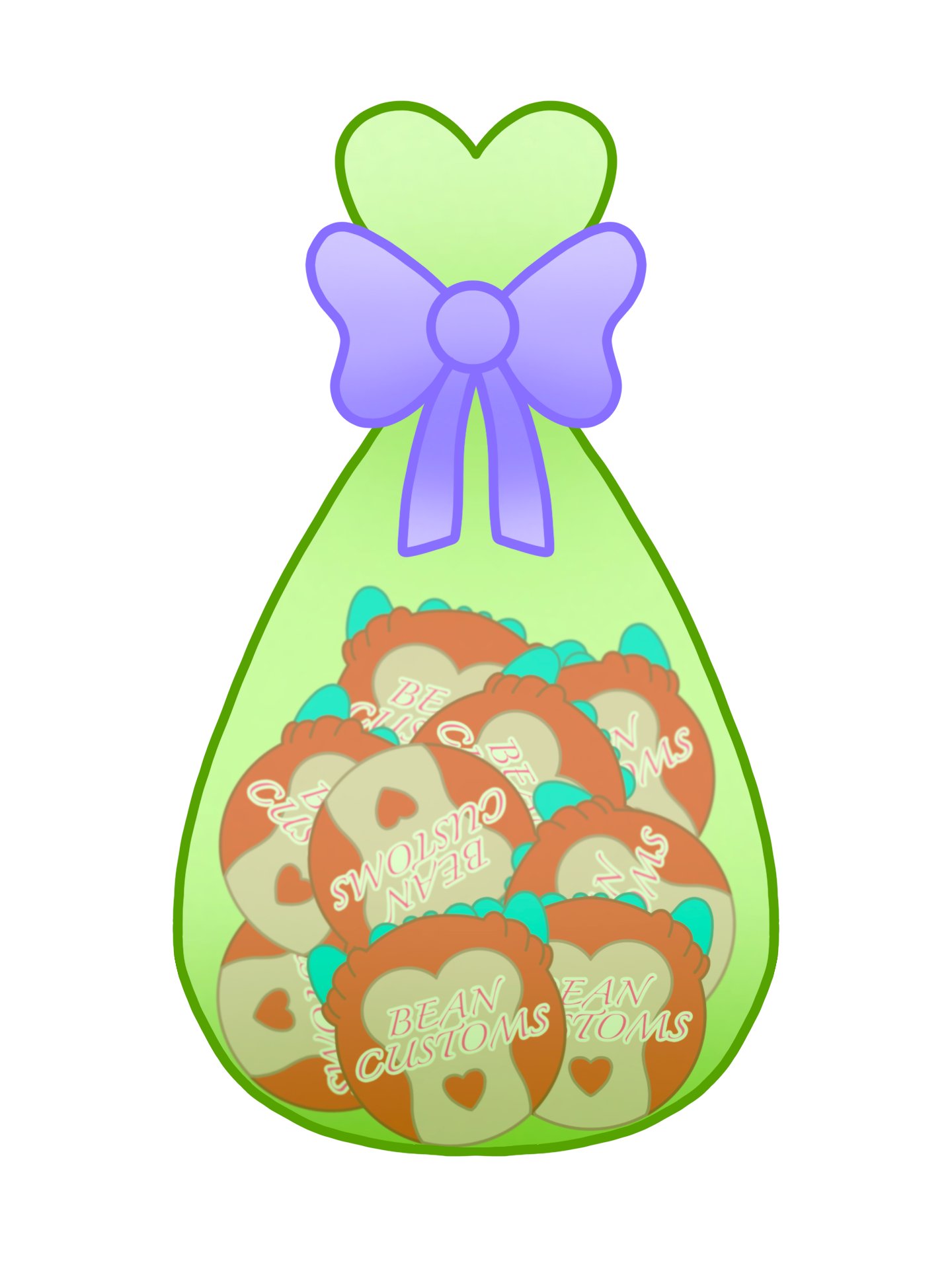 2x2in 5 Custom Stickers Bag product image (1)