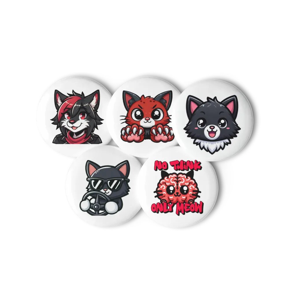 Kitty Kat badge set product image (11)