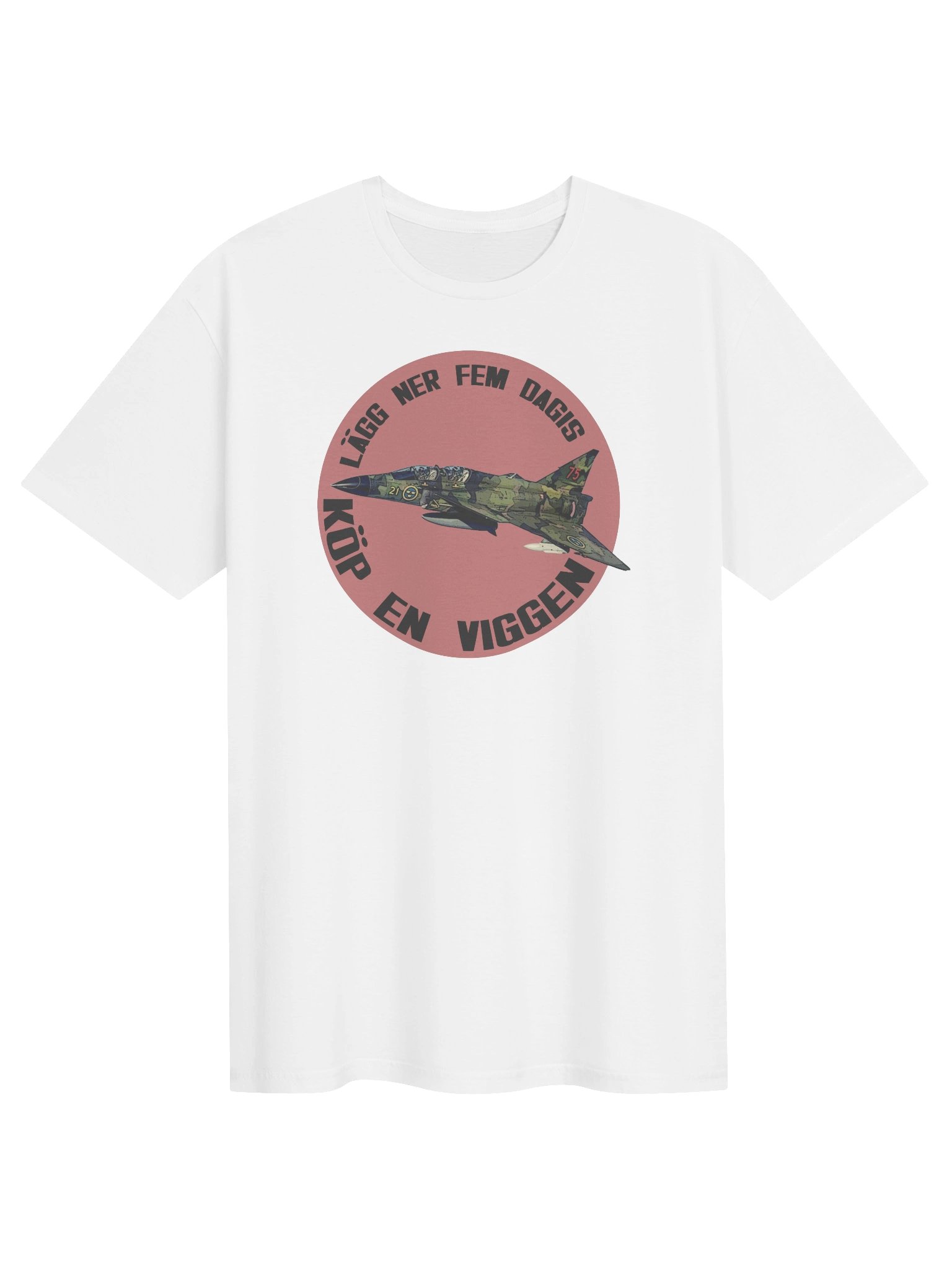 Lägg ner fem dagis - köp en Viggen (Herr T-shirt) product image (3)