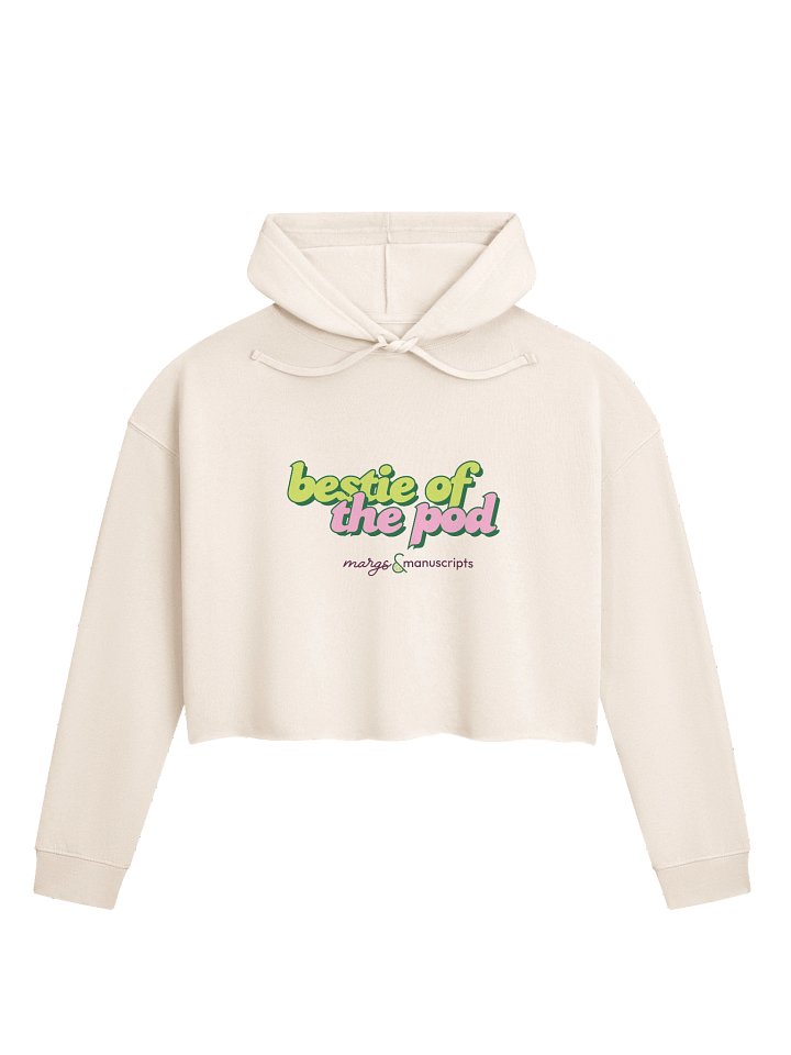 Bestie of the Pod Crop Hoodie product image (1)