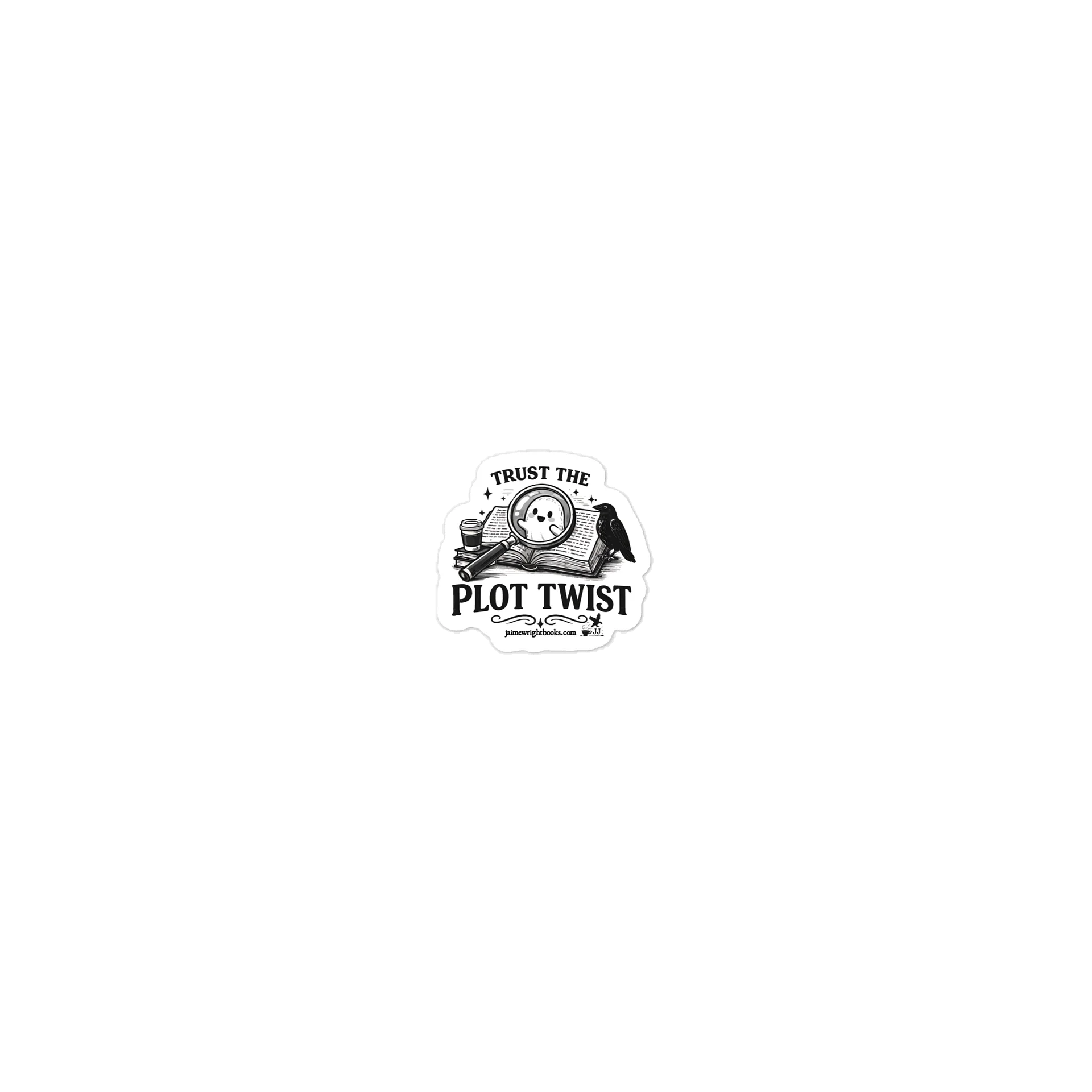 Plot Twist Die-Cut Sticker product image (1)