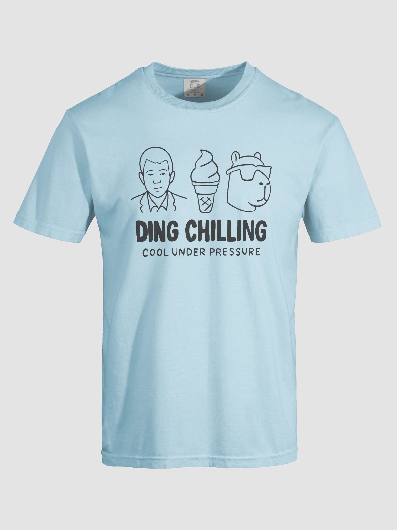 Ding Chilling – 2b2 Cool Under Pressure | Funny Chess Meme Design | T-Shirt Light product image (68)