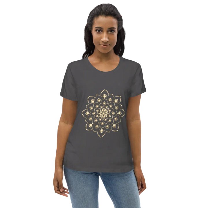 Golden-Brown Mandala Eco T-Shirt product image (1)