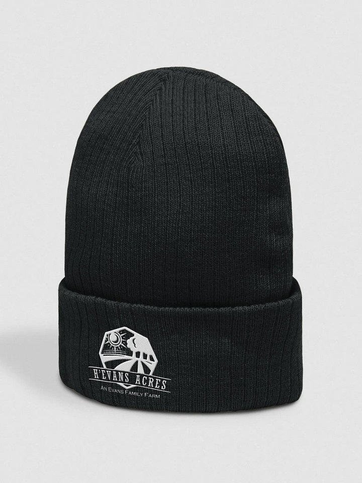 H'Evans Acres White Logo Beanie product image (2)