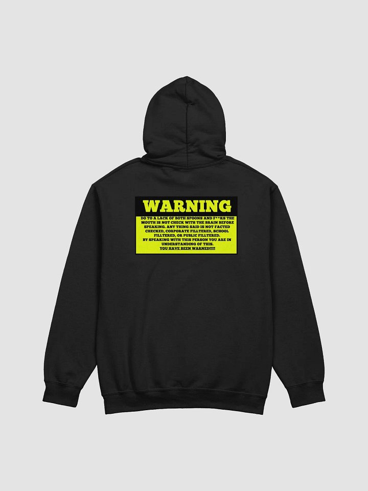 Unfiltered Warning Hoodie product image (1)
