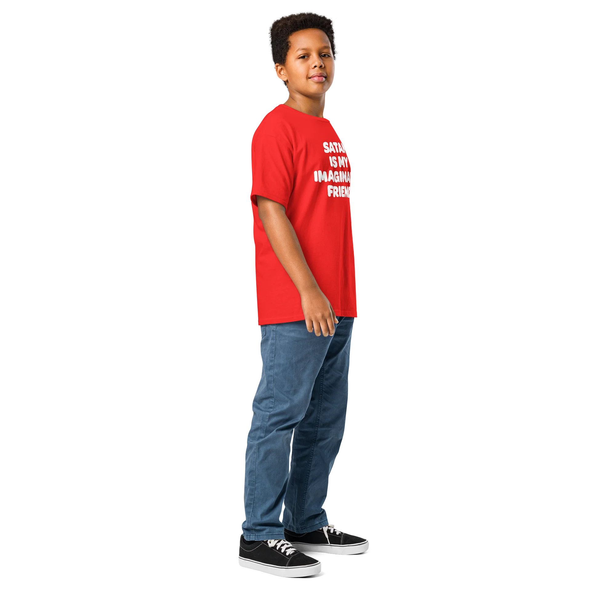Satan Is My Imaginary Friend - Shirt product image (5)