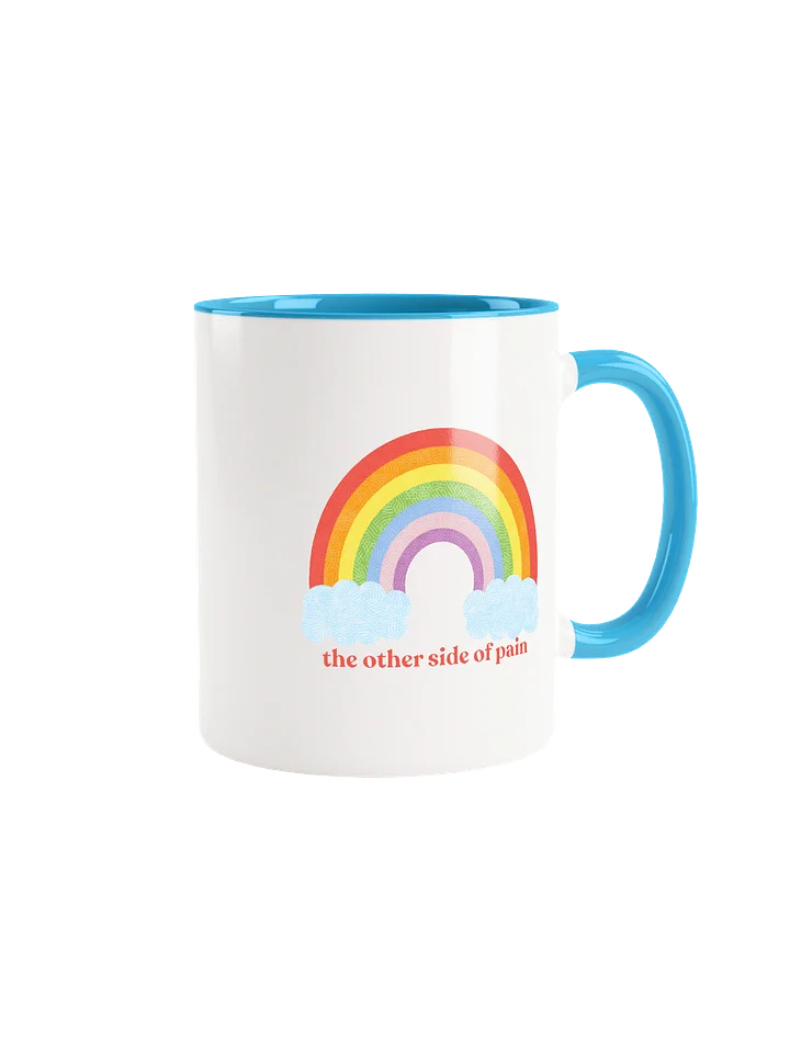 ''The other side of pain'' rainbow mug product image (1)