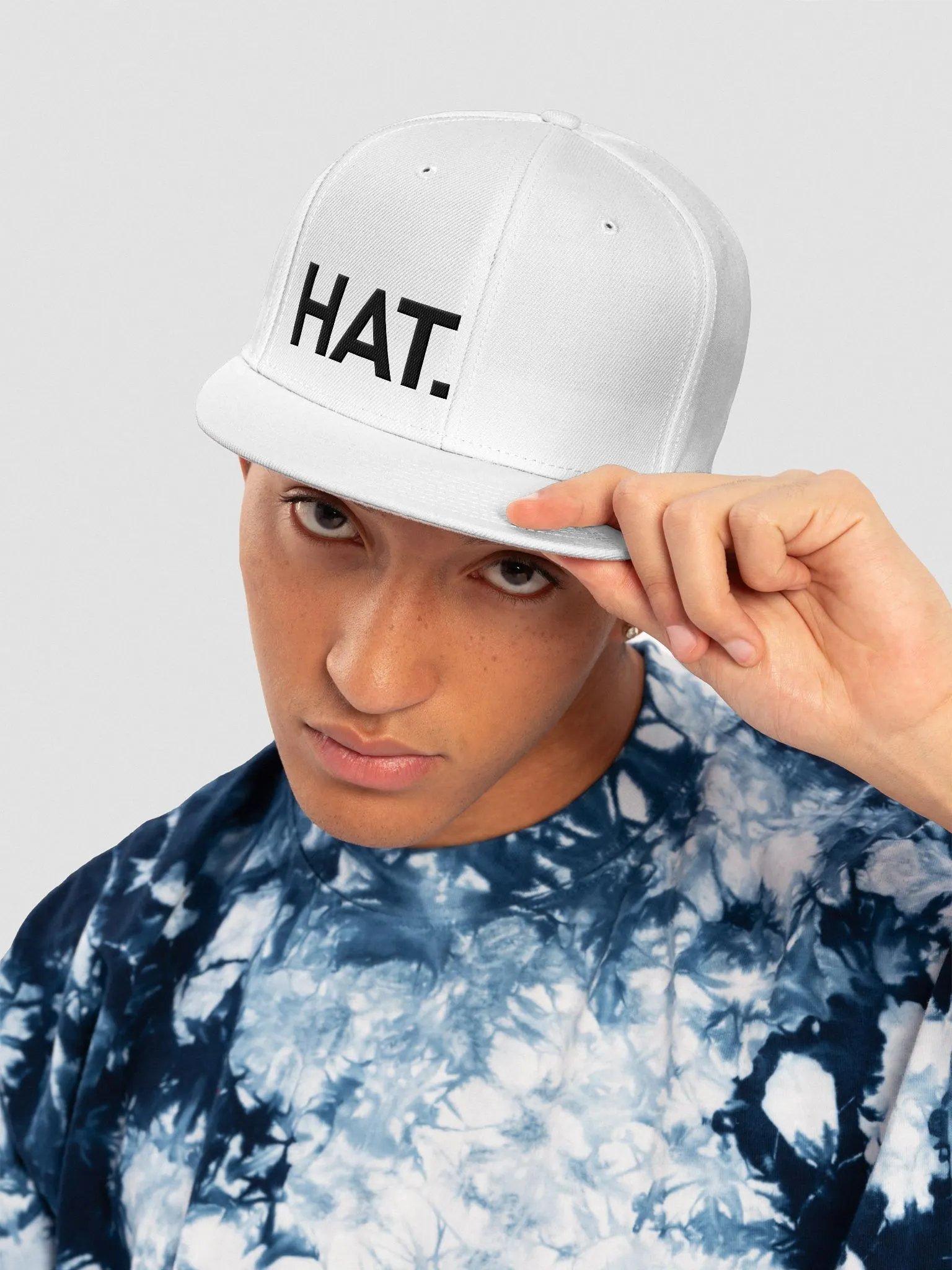 HAT. (Black Text) product image (13)