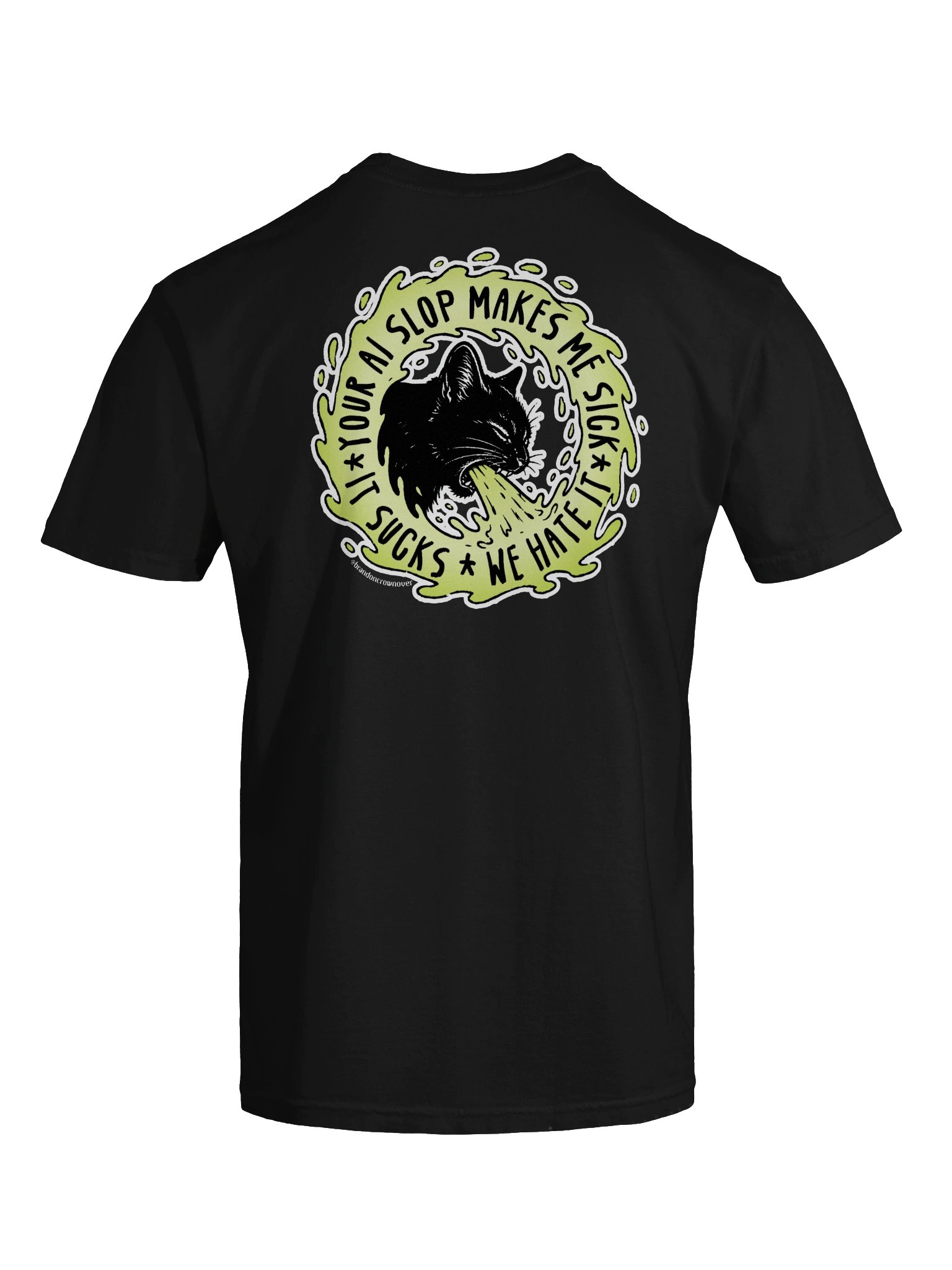 AI Slop Tee - Double Sided - DARK product image (86)