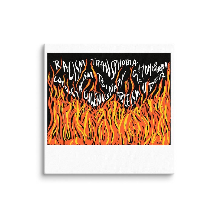 Burn The Big Ones Down canvas print product image (2)