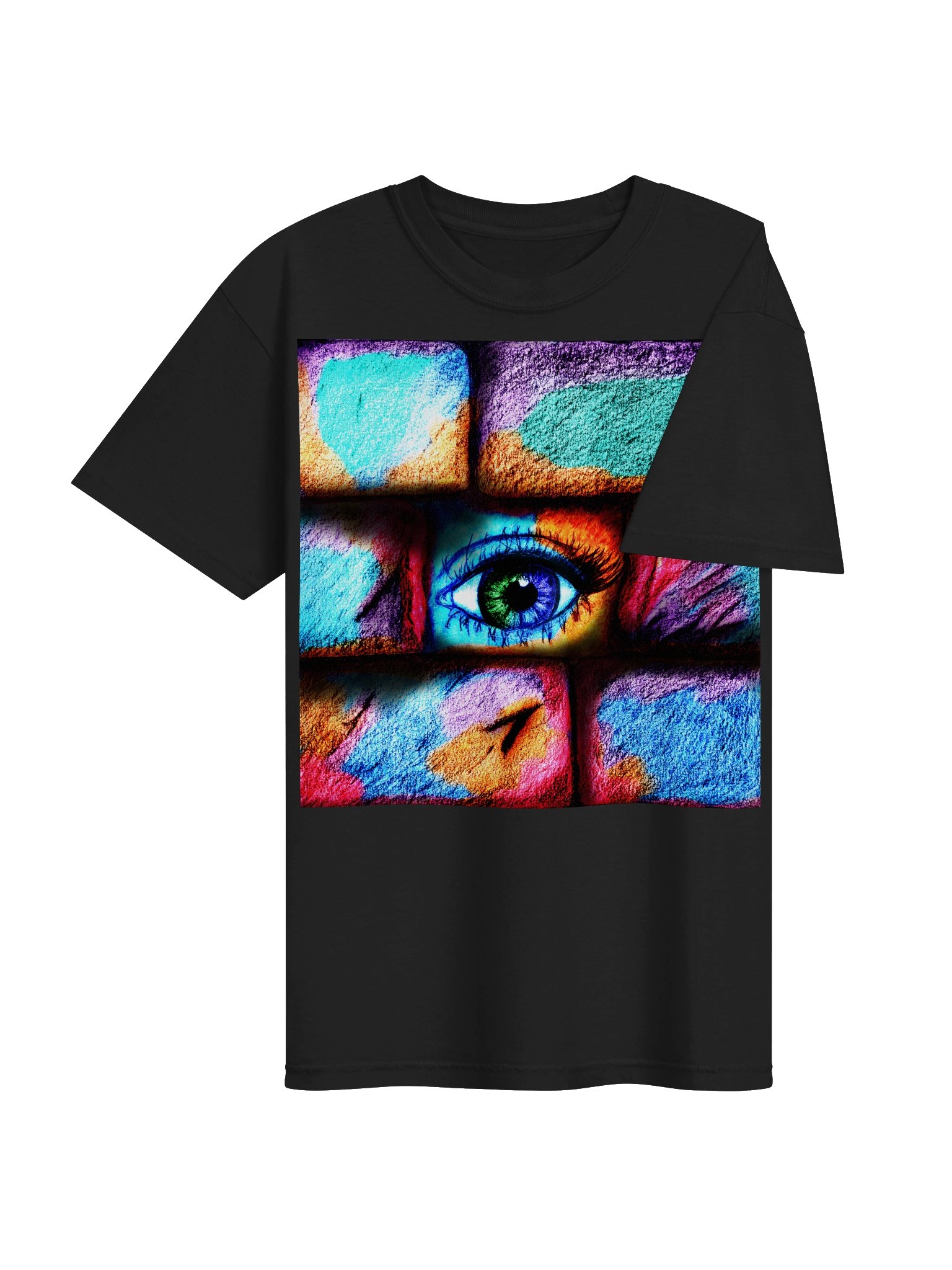 "Eye behind wall" T-Shirt. Men's Comfort Colors Garment-Dyed Heavyweight T-Shirt product image (3)