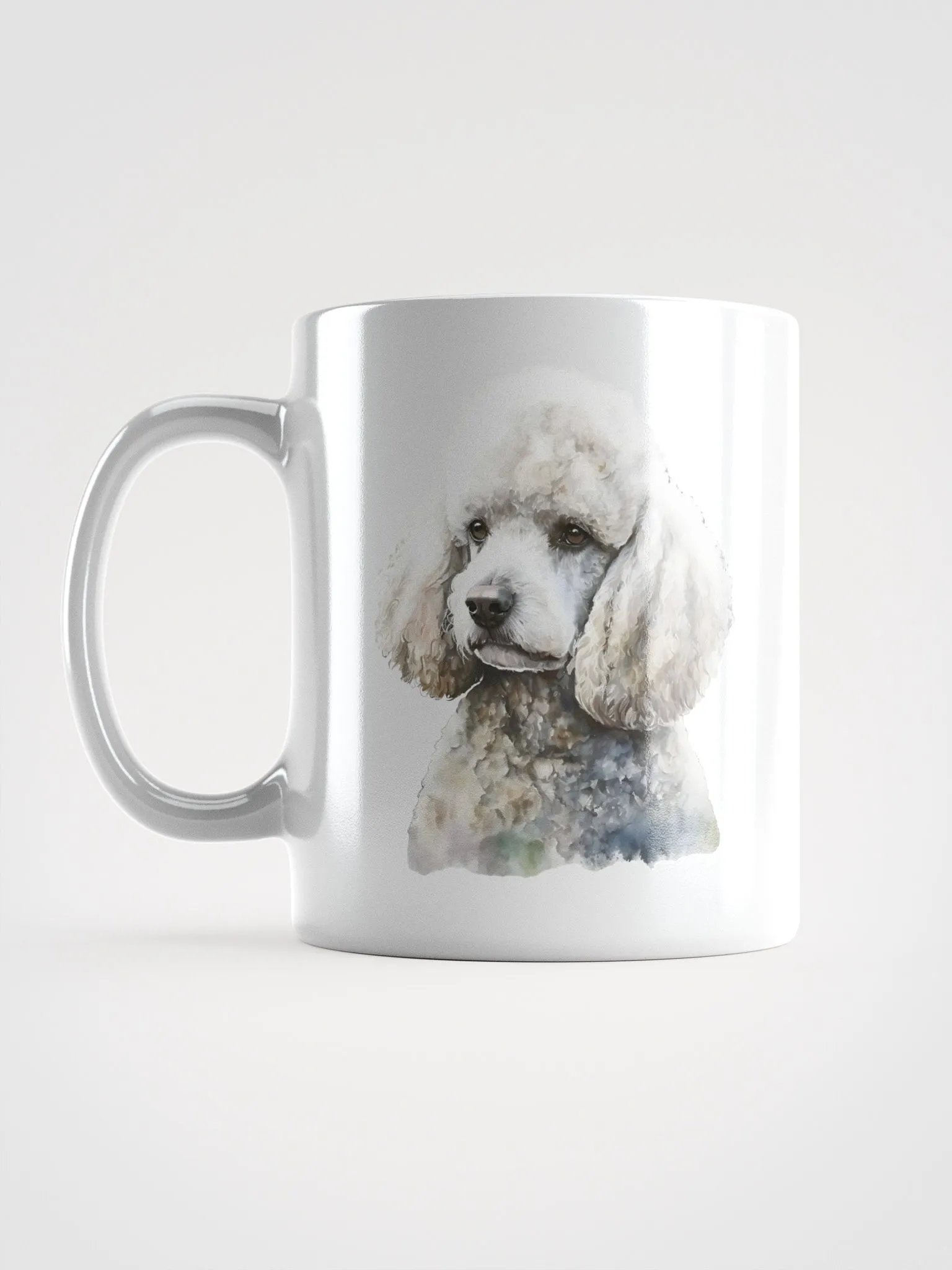 White Poodle Coffee Mug product image (6)