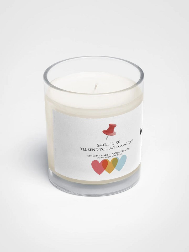 Scented 'Location Pin' Soy Wax Candle product image (2)