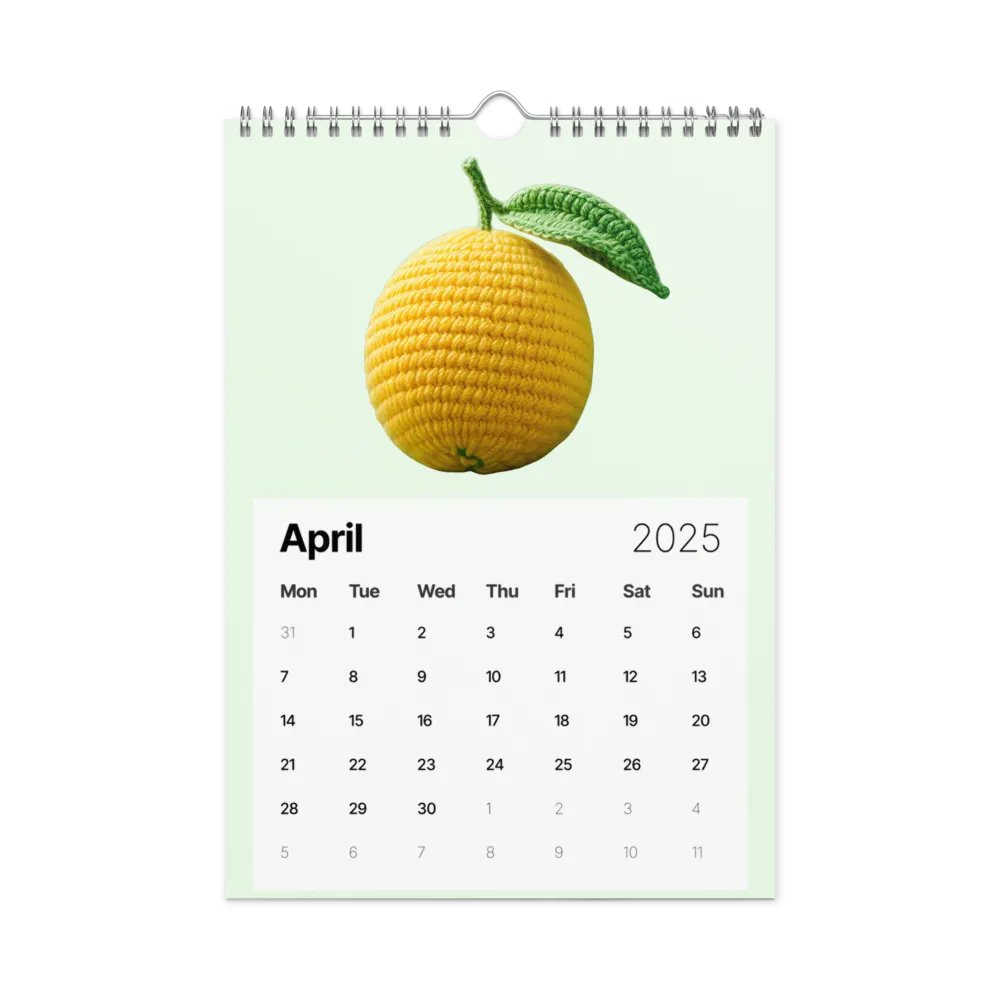 CozyAvocado's Healthy 2025 Calendar Veggie Edition product image (5)
