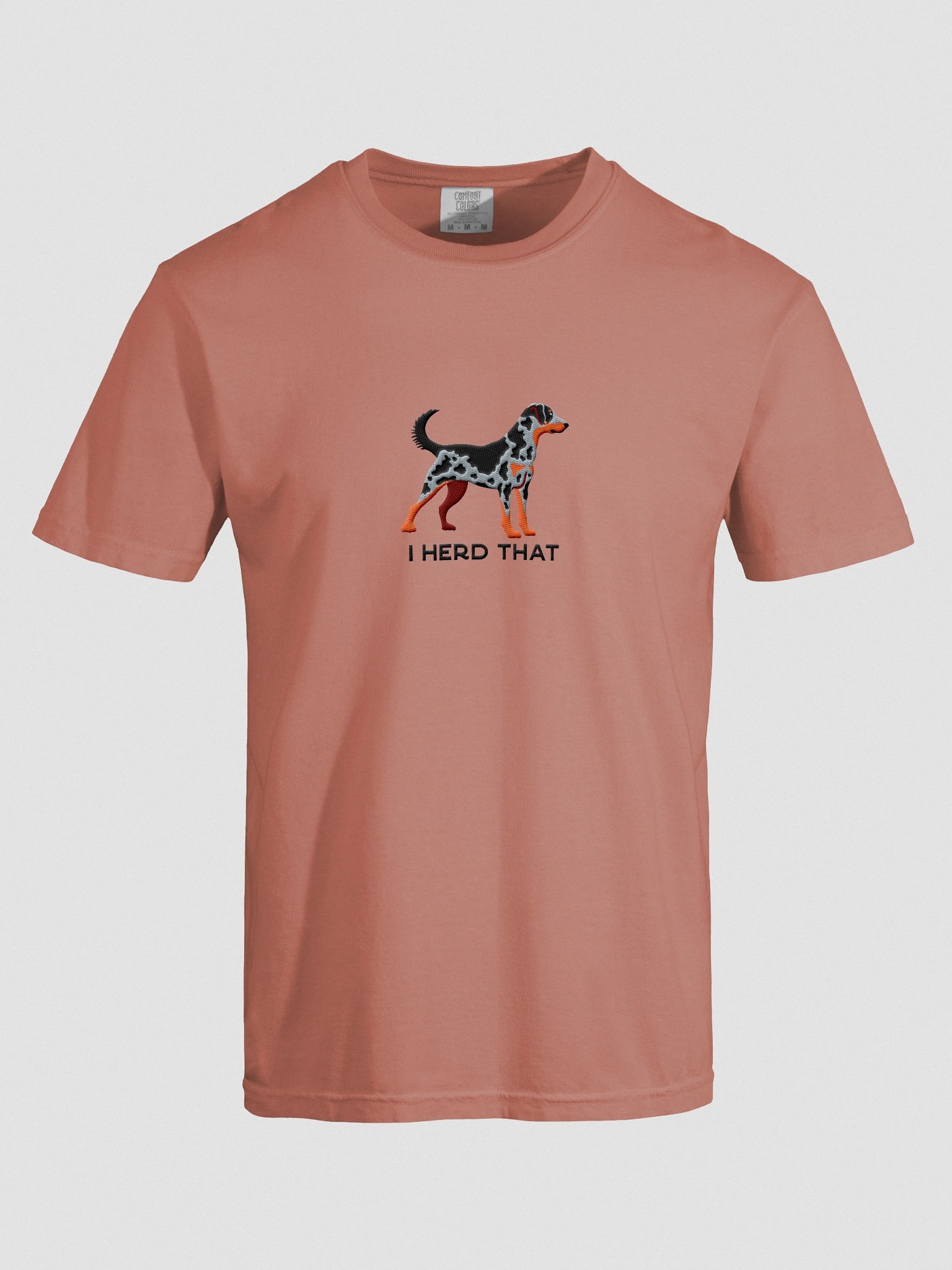 I Herd That T-Shirt(Embroidered) of a Beauceron(Harlequin) product image (10)