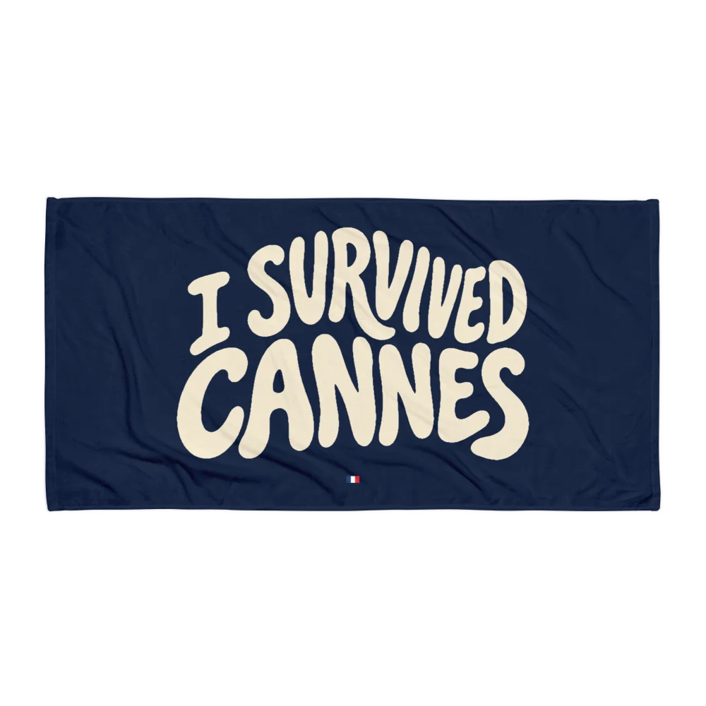 I Survived Cannes — Premium Beach Towel product image (1)