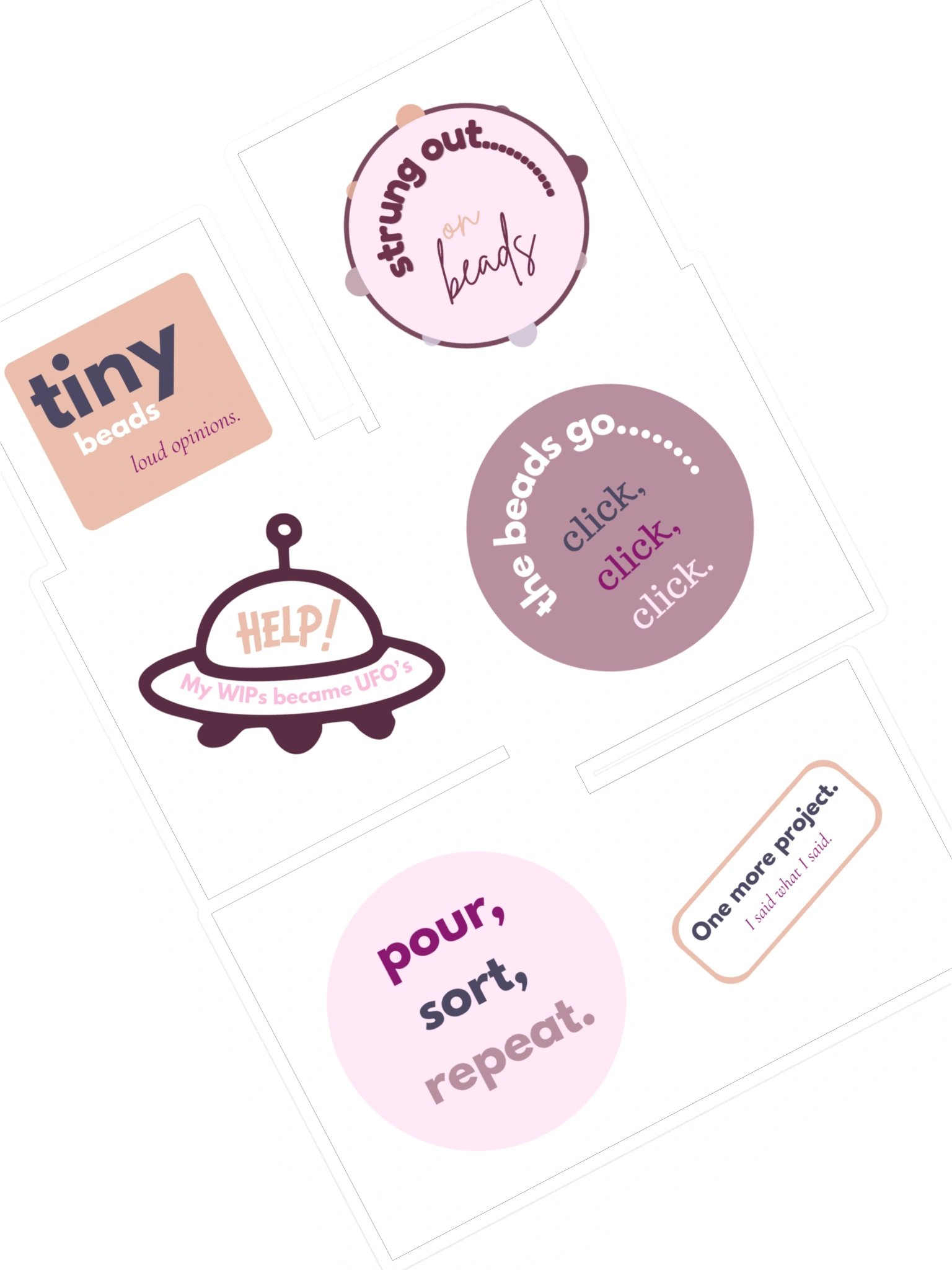 On A String Sticker Sheet product image (1)