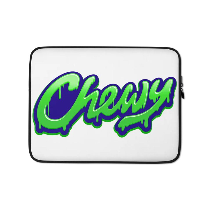 Chewy White Laptop Sleeve product image (1)