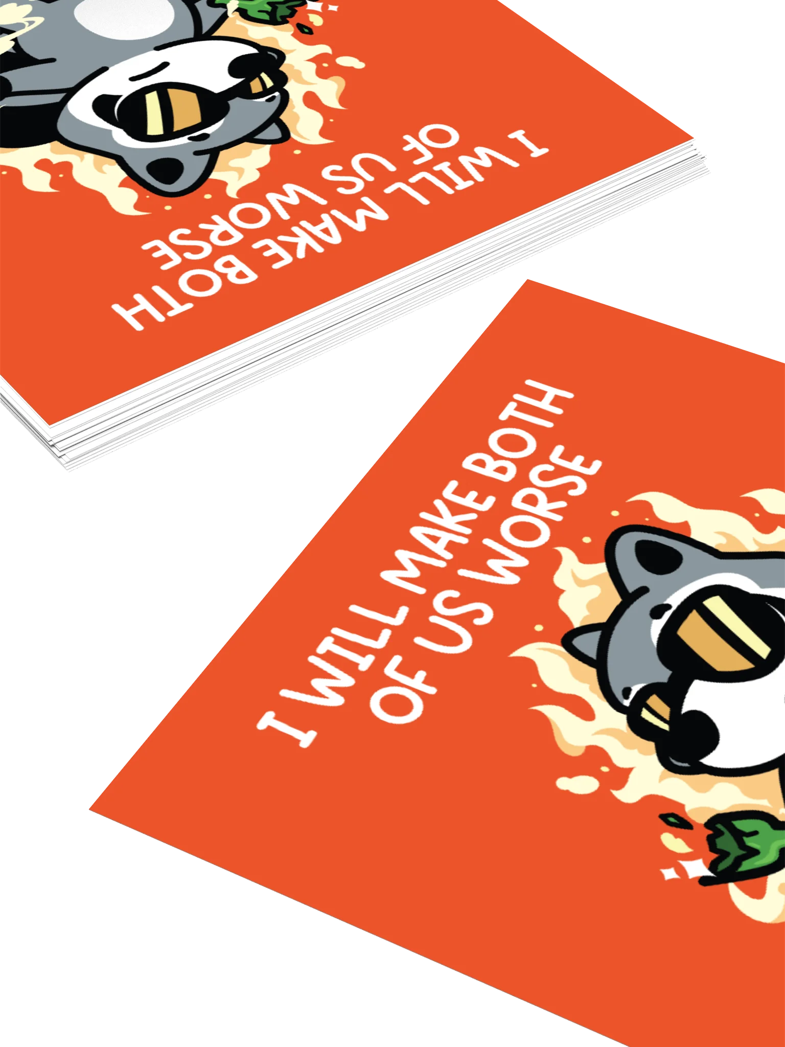 I Will Make Both of Us Worse Sticker product image (11)