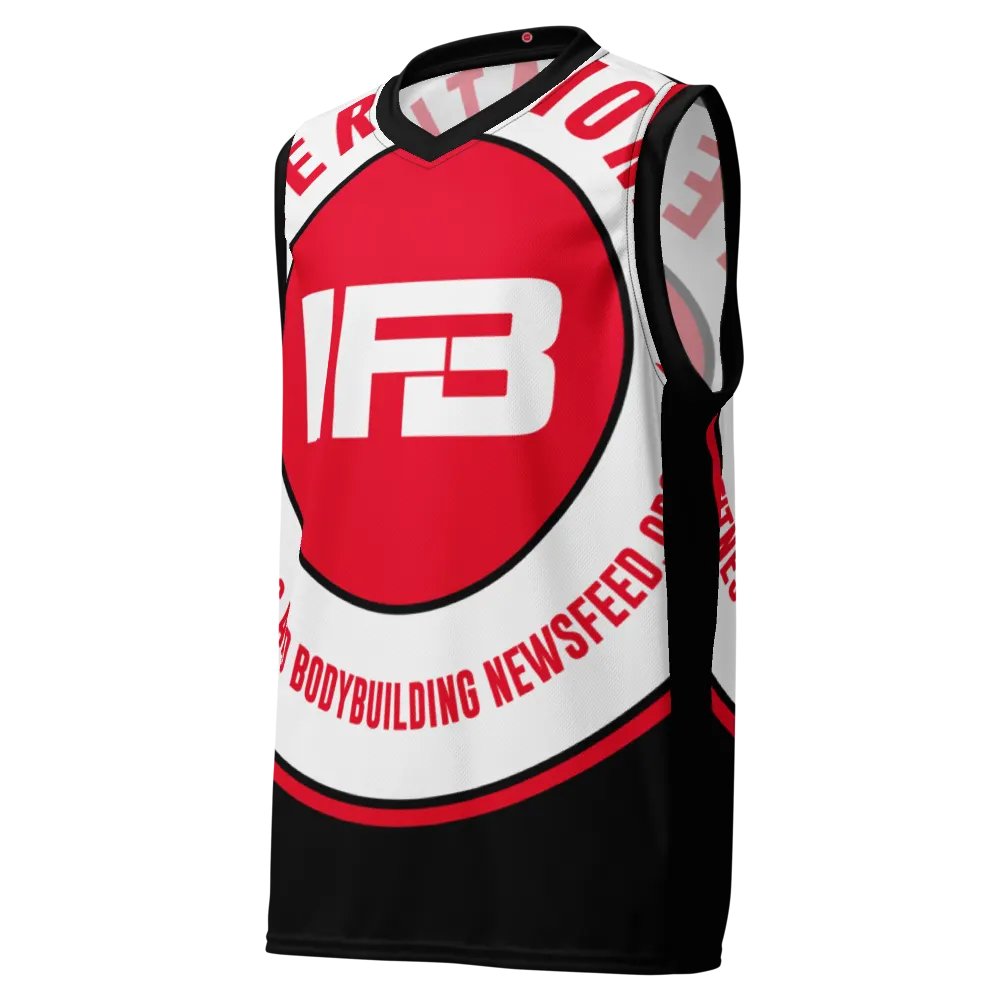 IFBNewsfeed.Org's All-Over Print Recycled Unisex Basketball Jersey product image (1)
