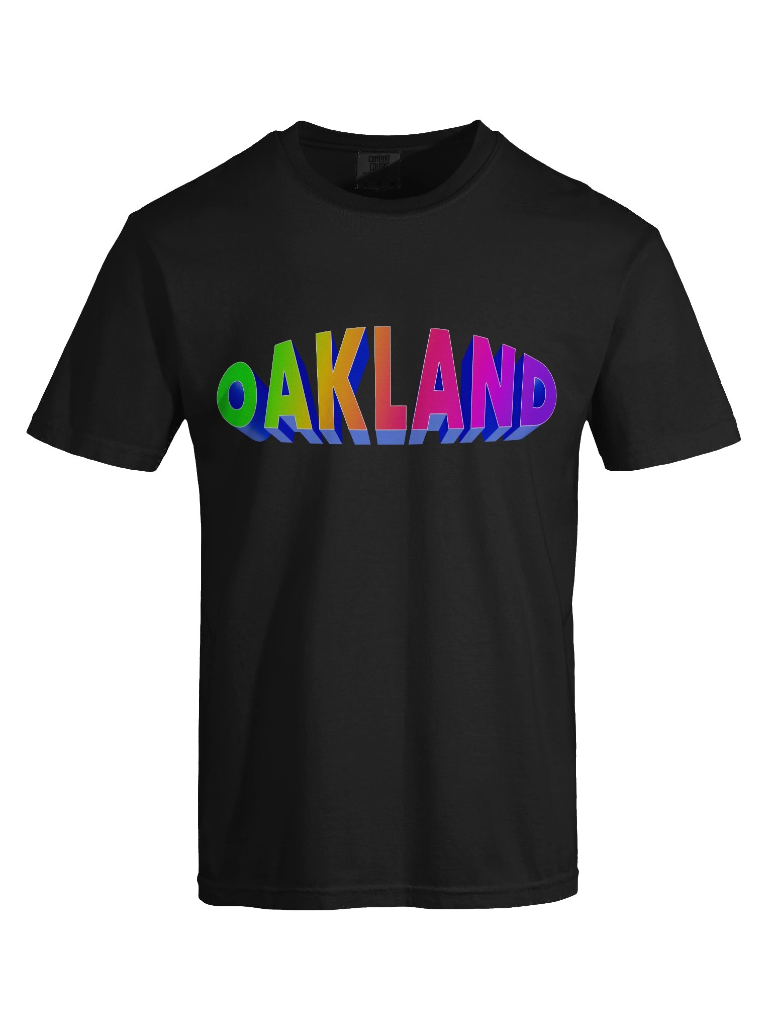 OAKLAND 3D Gradient Comfort Colors Tee by anvitzu product image (7)