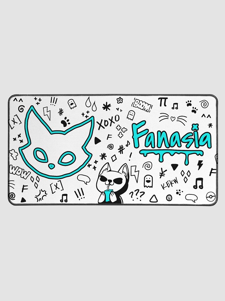 Fana Mauspad Weiß Blau product image (1)