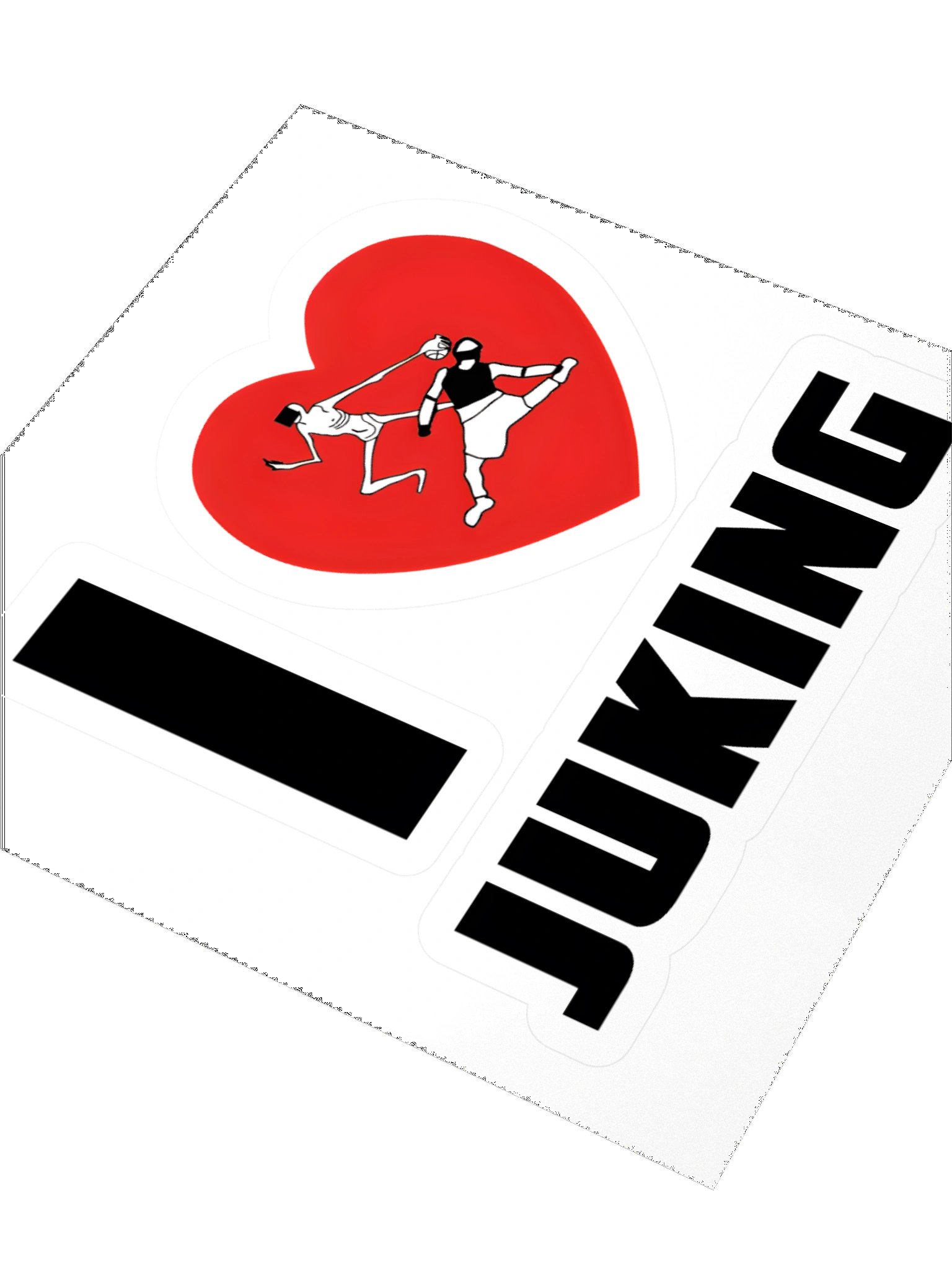 I <3 Juking Sticker product image (3)