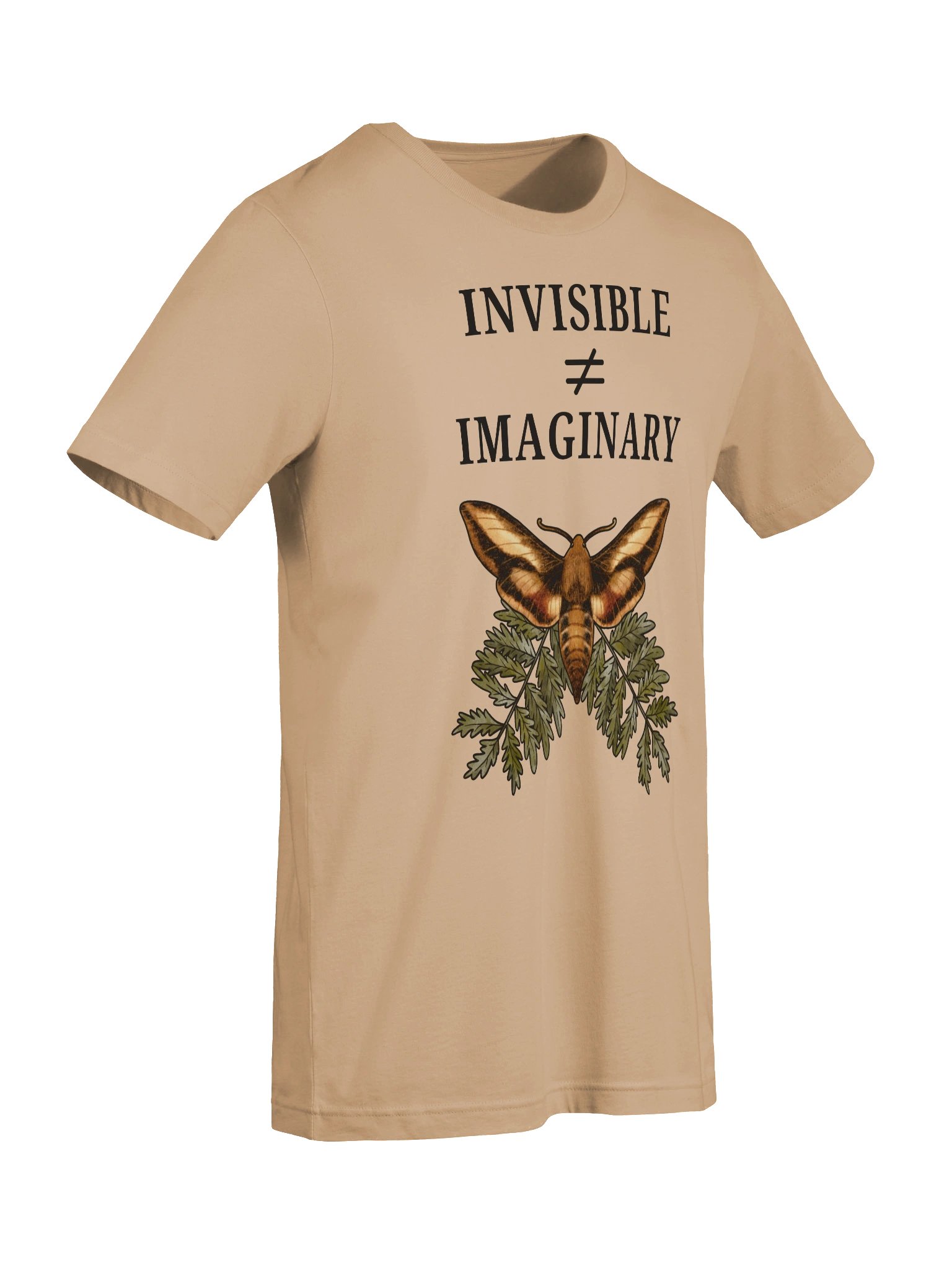 Invisible Illness Shirt | Invisible Not Imaginary Moth Tee product image (7)