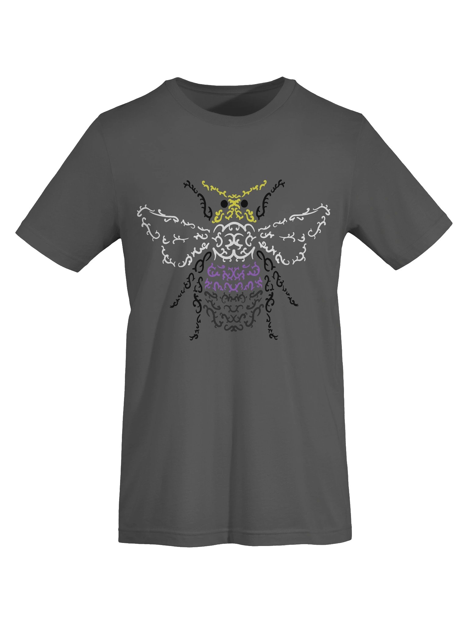 Enby Stripes Bumblebee Graphic Tee product image (26)
