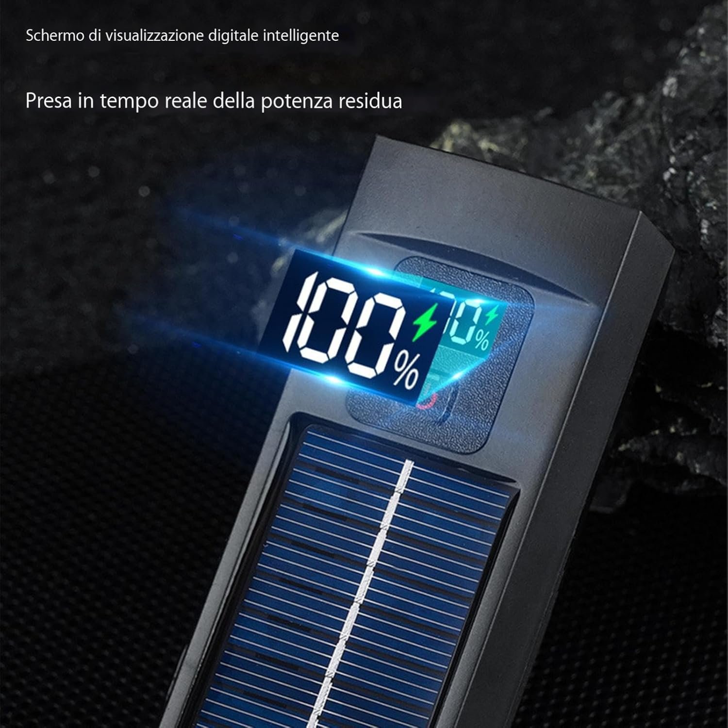 Ultra-Bright Solar Powered LED Bicycle Light (1200LM) product image (5)