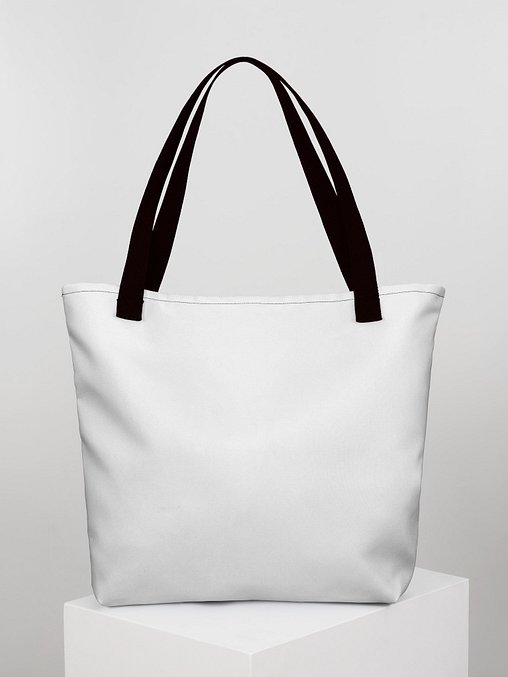 Photo showing All-Over Print Large Tote Bag w/ Pocket