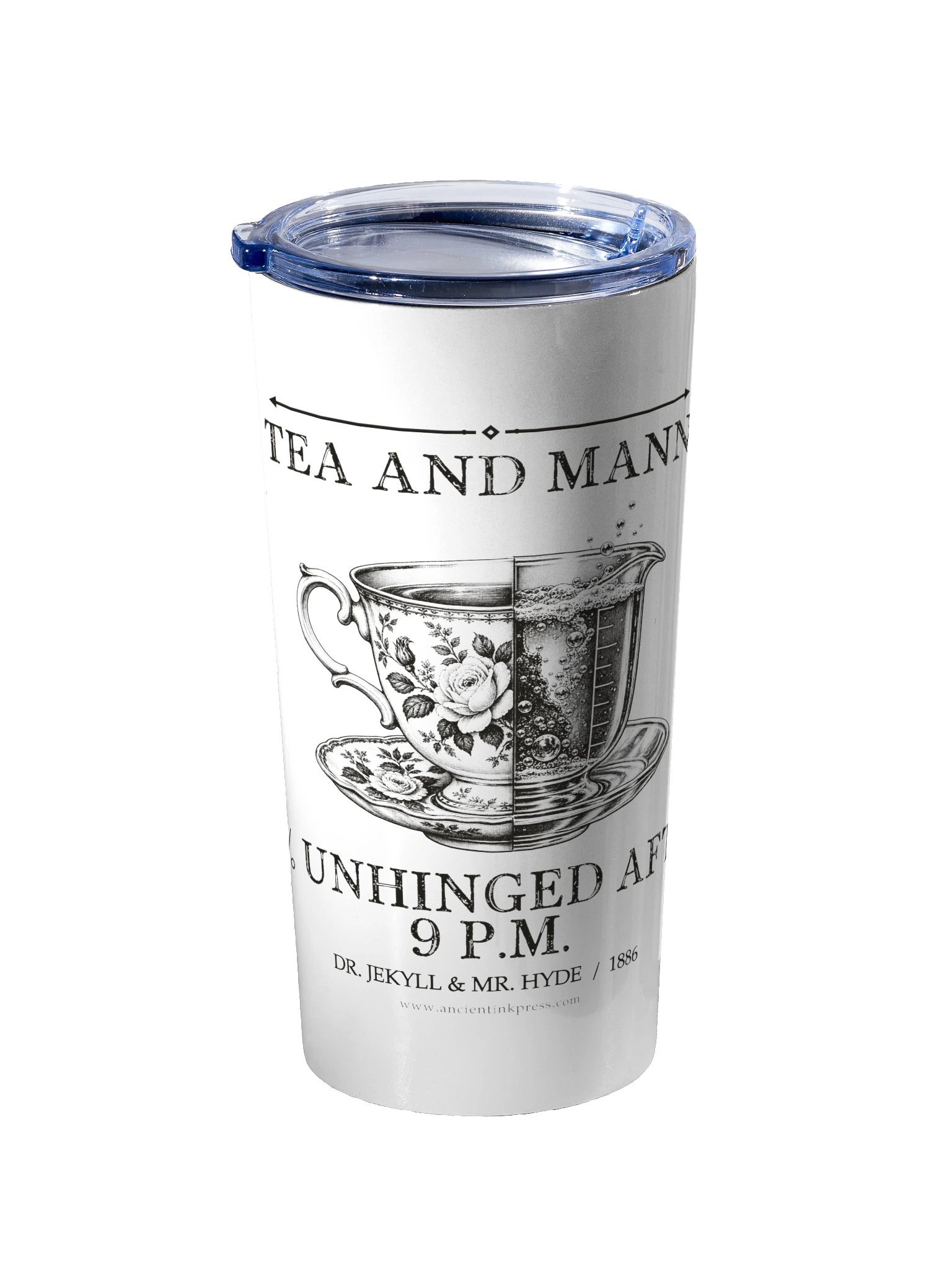 Tea Manners Unhinged -- The Strange Case of Dr Jekyll and Mr Hyde 20oz Tumbler product image (2)