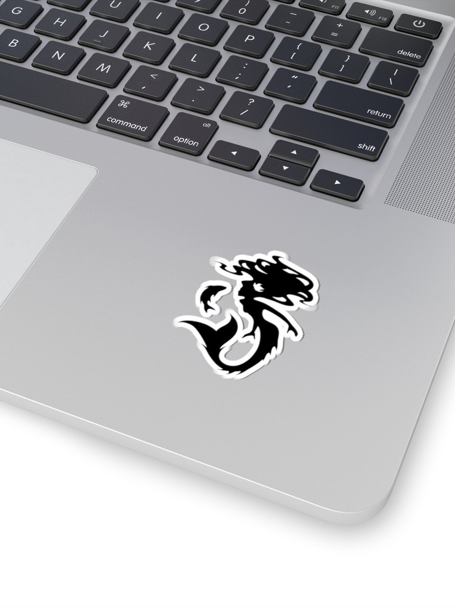 Sticker 1: The Underwater Dance: Mermaid Classic Silhouette Decal product image (2)