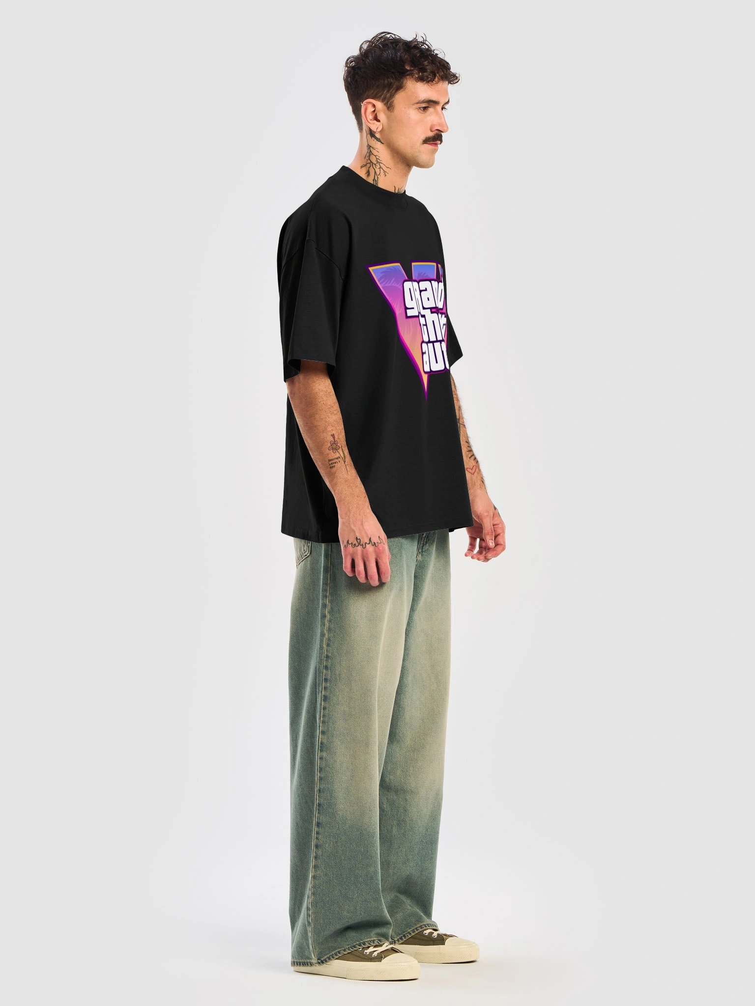 GTA VI Oversize Logo T-Shirt - Fan Made product image (3)