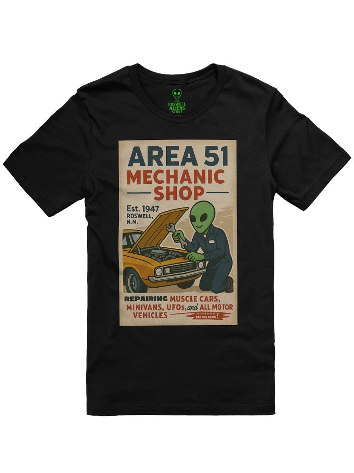 Area 51 Mechanic Shop T-Shirt product image (1)