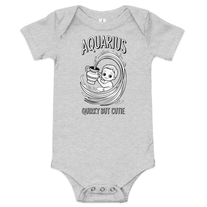 Aquarius Baby Zodiac Onesie product image (4)