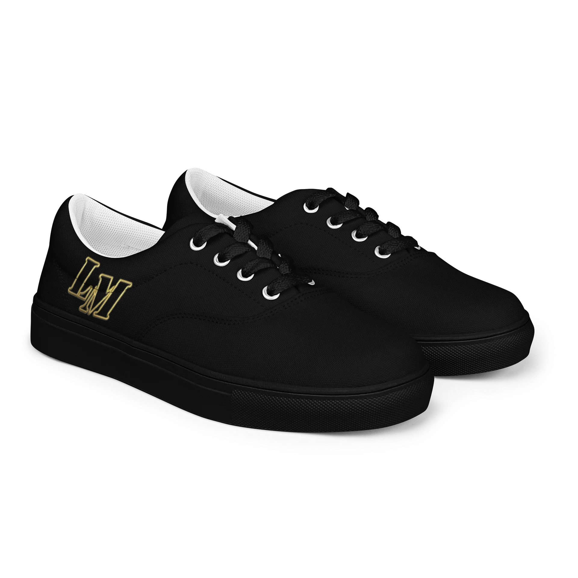 LM Origin™ Stealth Black Sneakers | Unisex Canvas Shoes product image (10)