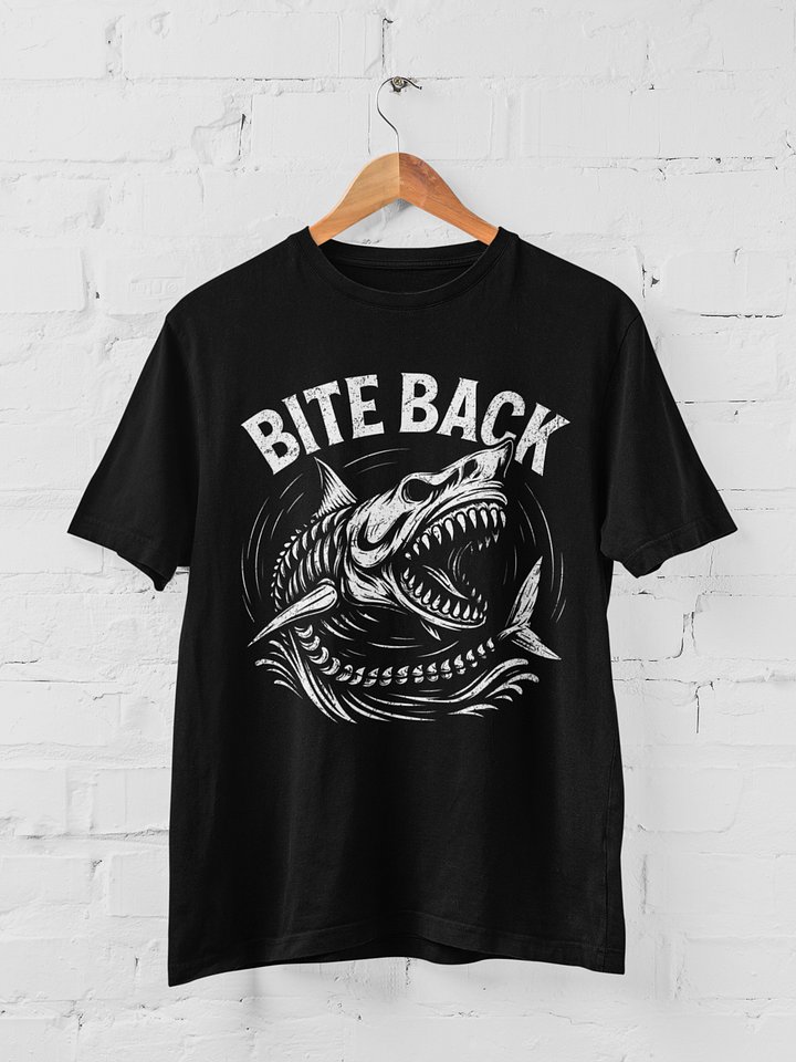 Shark Skeleton Streetwear T-shirt product image (1)