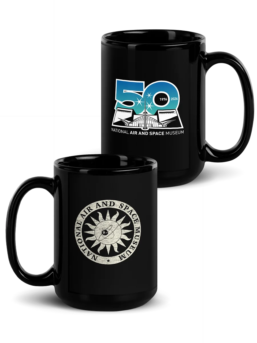 National Air and Space Museum 1976 Vintage Logo Mug Image 1
