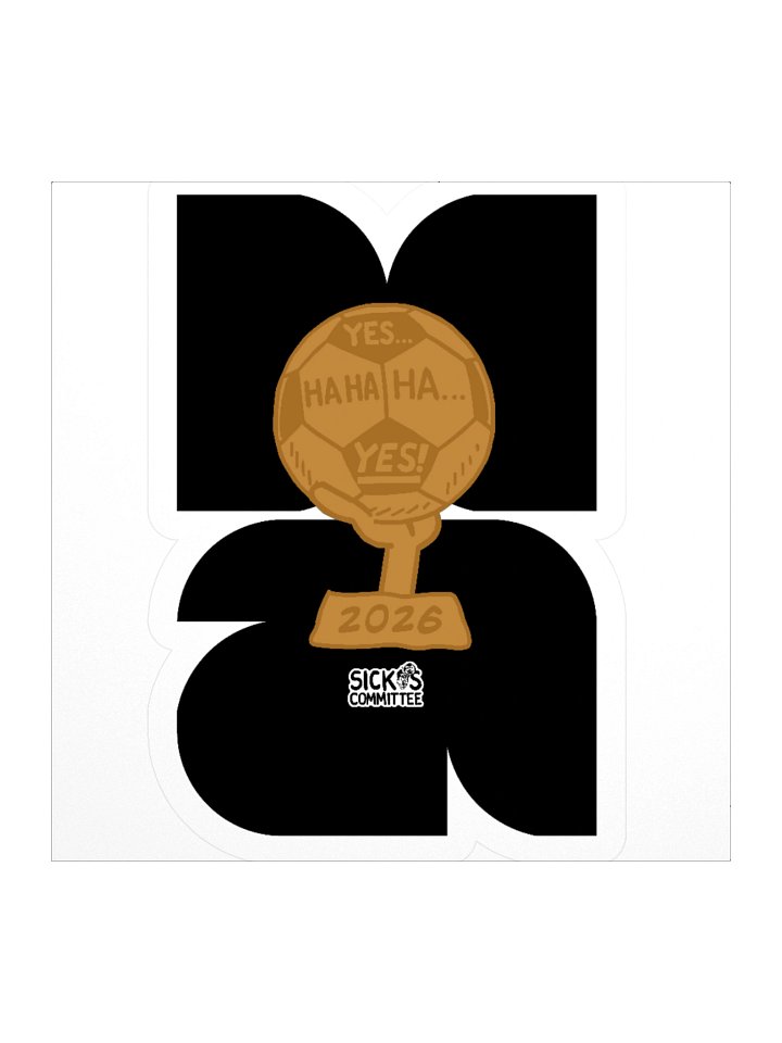 Sickos FC World Cup Sticker (3 Sizes) product image (1)