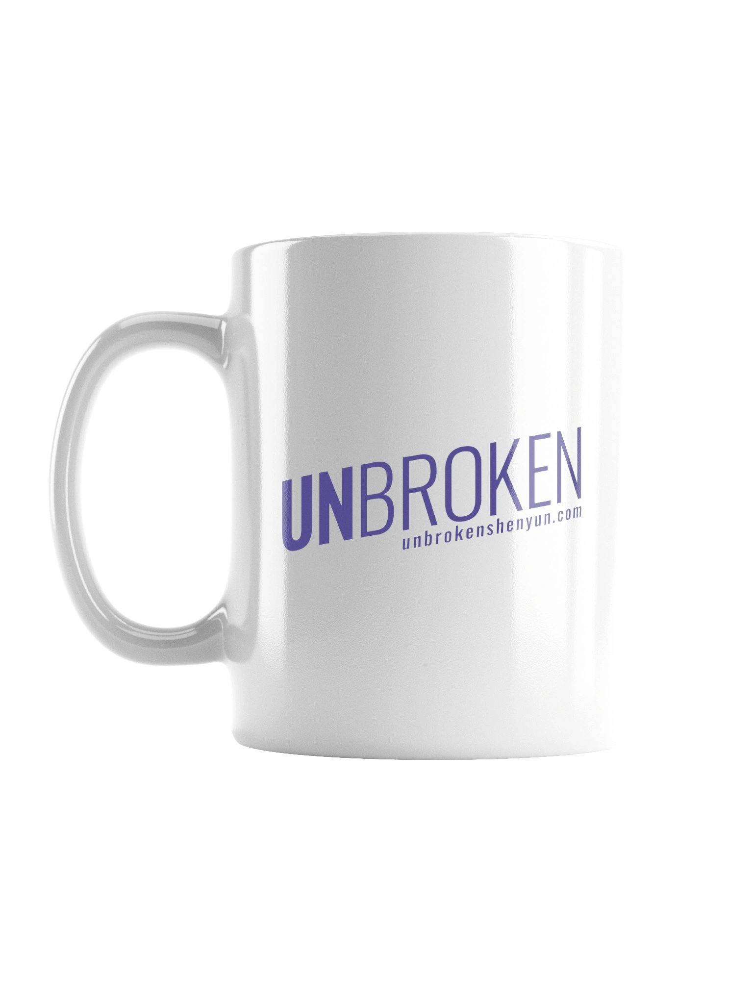 UNBROKEN White Glossy Mug (3 Sizes) product image (1)