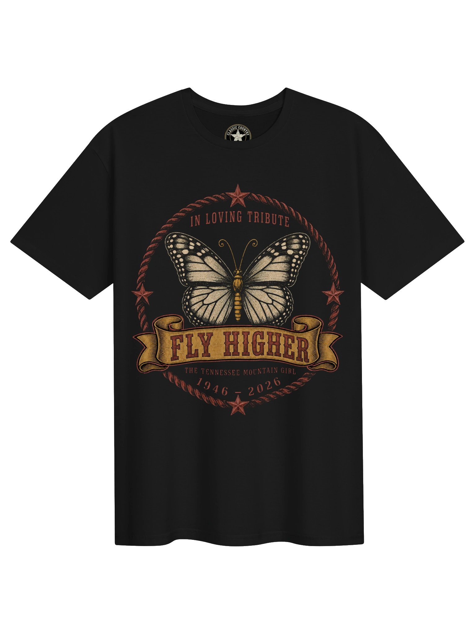 Fly Higher — Tennessee Mountain Girl Tribute Tee product image (1)