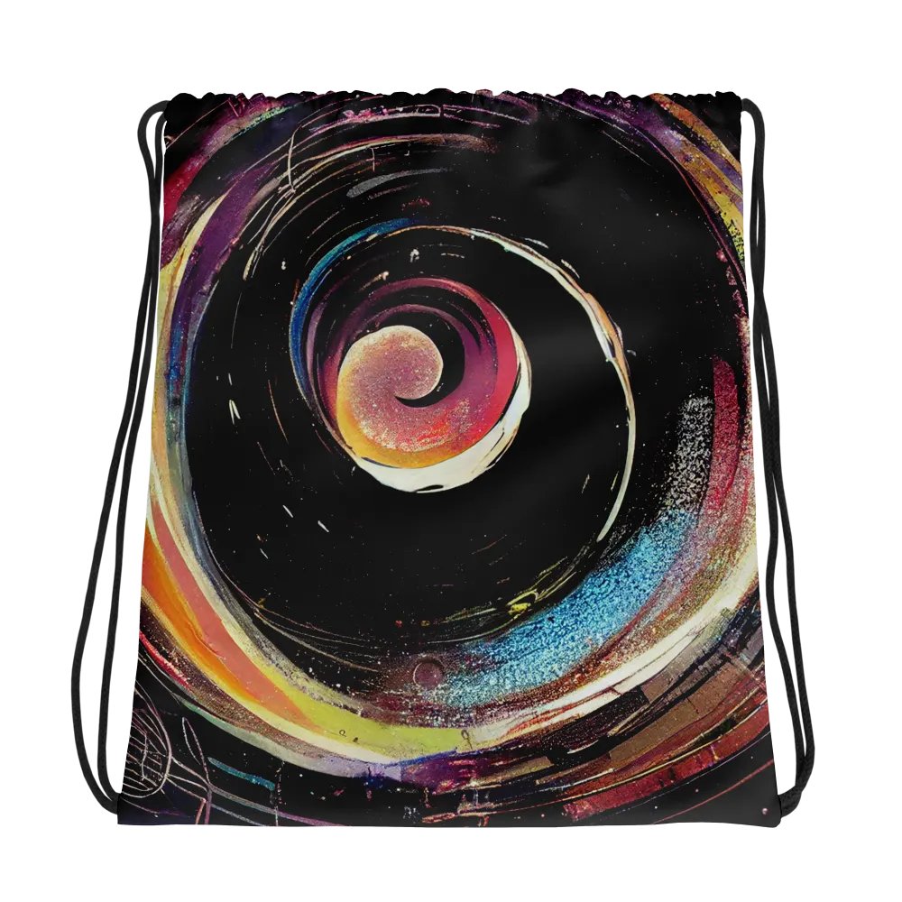 Spiral Motion Drawstring Backpack product image (1)