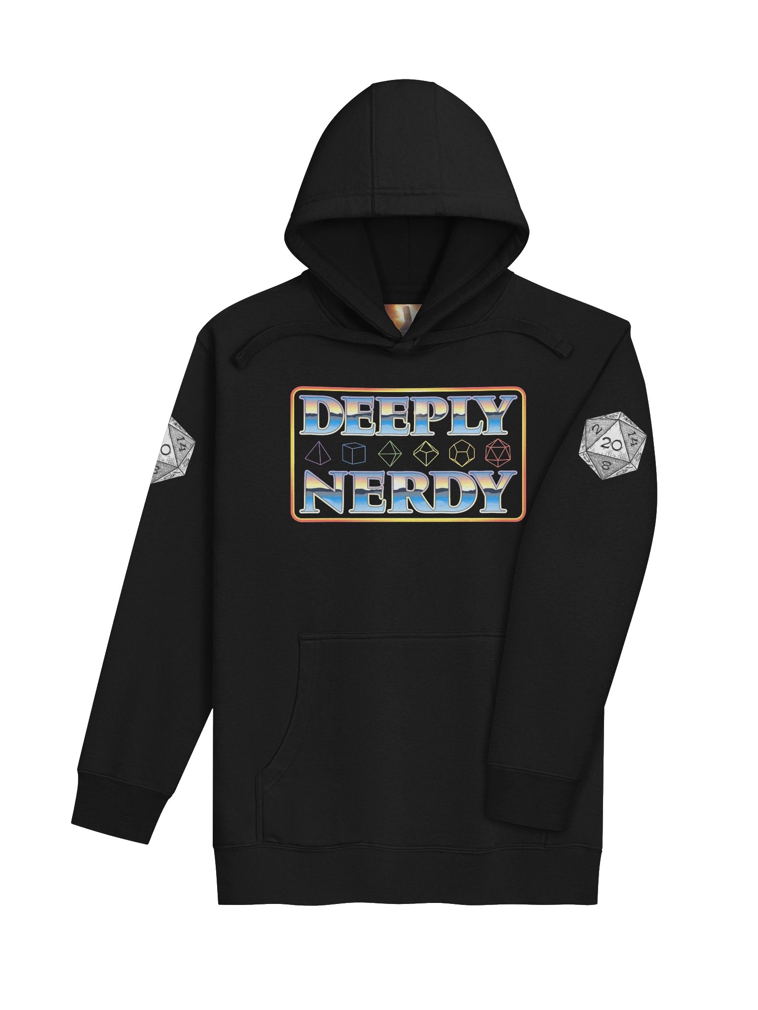 DEEPLY NERDY Geometric Hoodie product image (4)