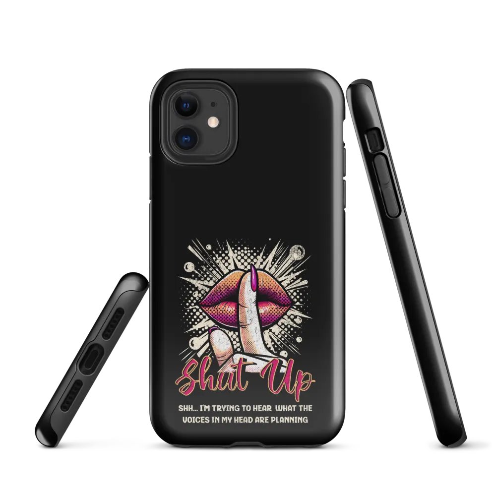 Shut Up iPhone® Tough Case product image (1)