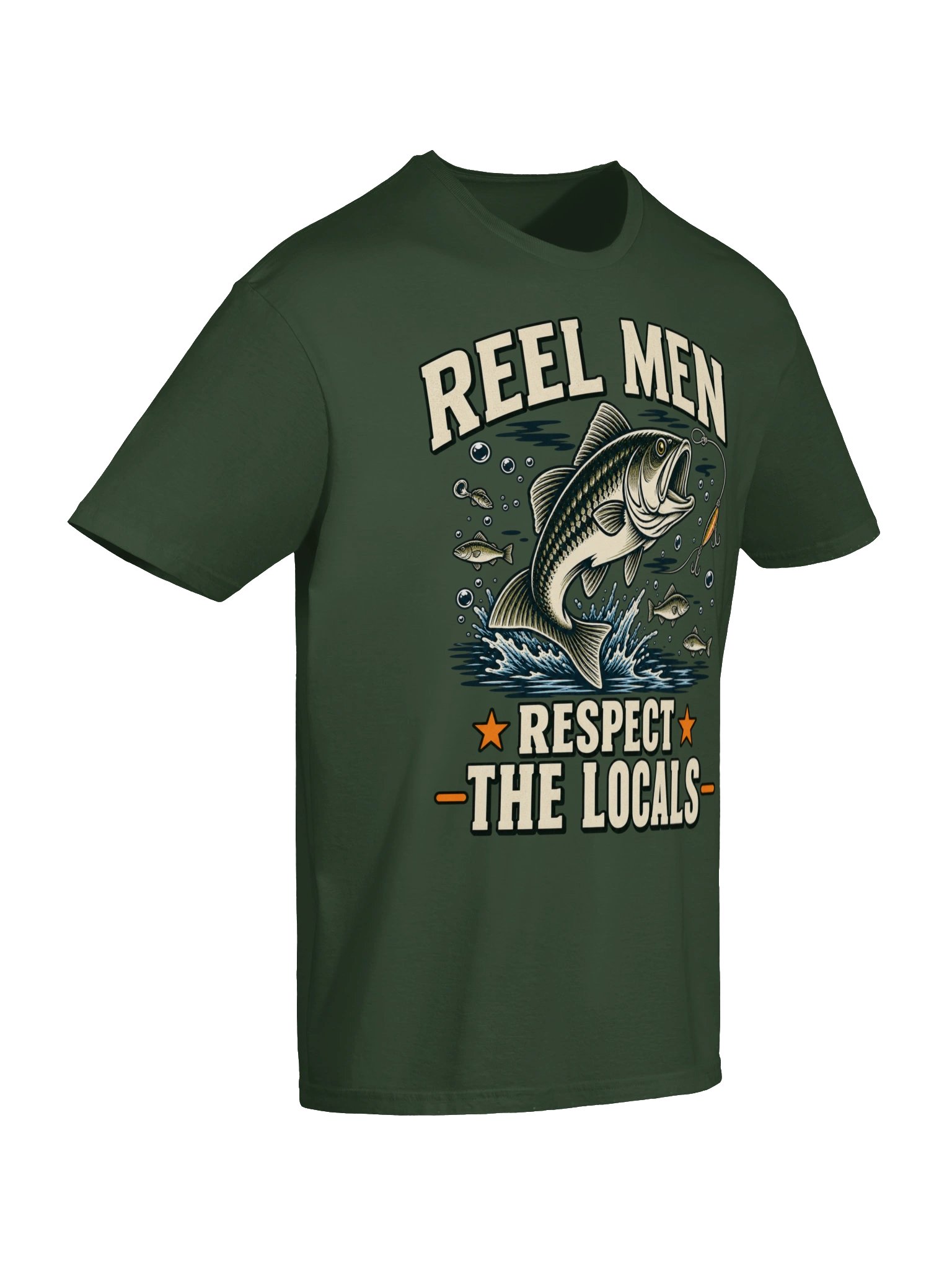 Reel Men Respect the Locals T-shirt product image (6)