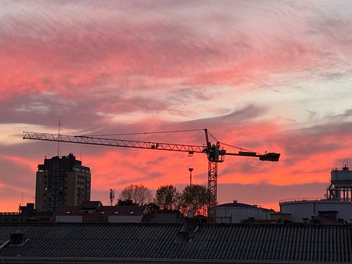 A week of beautiful balcony sunsets. #elsanoincrível