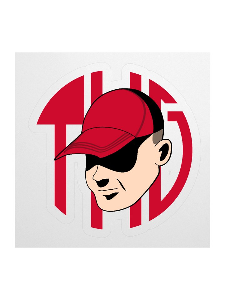 Red THG Logo Sticker Set product image (1)
