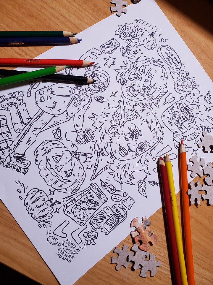 Bundle O' Goblin Coloring Sheets product image (2)