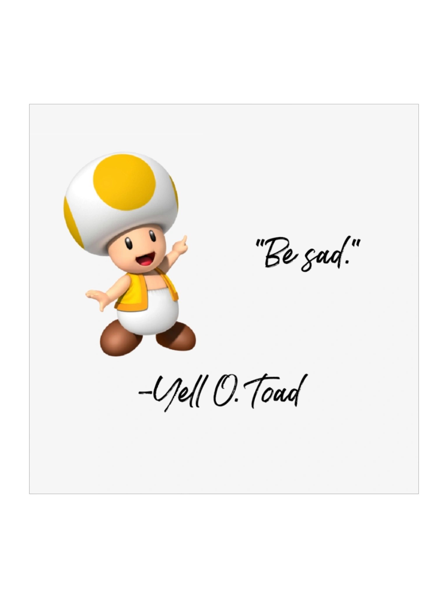 Yellow Toad Sticker product image (2)